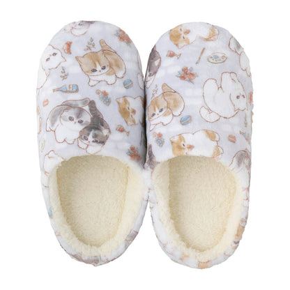 mofusand Warm Oversized Room Shoes (Paris Meow)