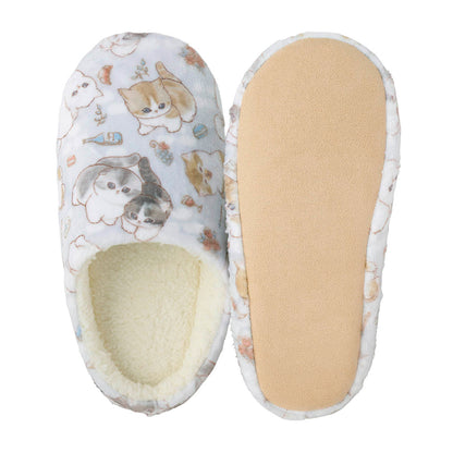 mofusand Warm Oversized Room Shoes (Paris Meow)