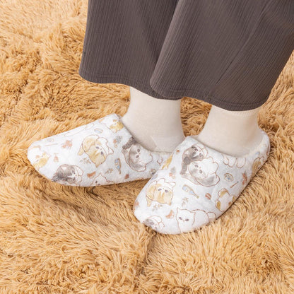 mofusand Warm Oversized Room Shoes (Paris Meow)