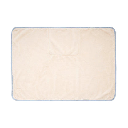 mofusand Warm 3-Way Blanket with Storage Pocket (Paris Meow)