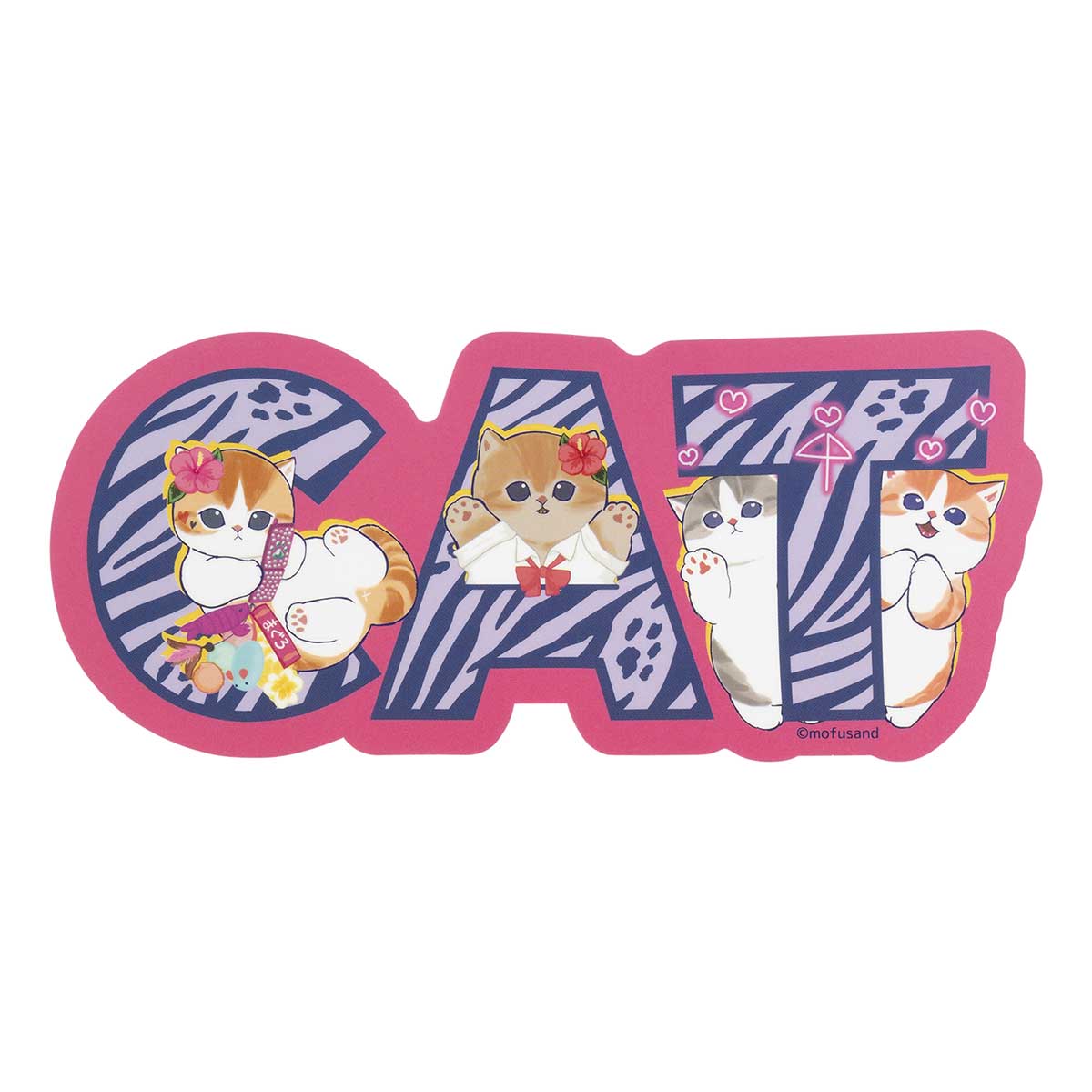 mofusand GAL Cats Large Sticker