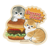 mofusand Diner Smartphone-sized Sticker (Foodie Meow)