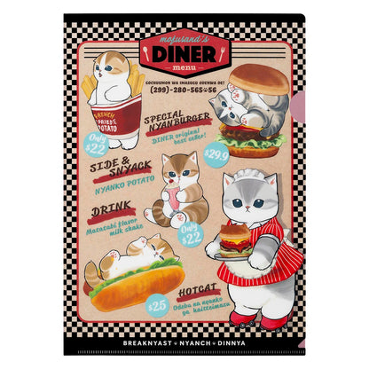 mofusand Diner Clear File (Menu)