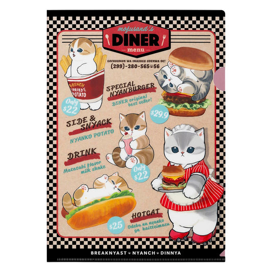 mofusand Diner Clear File (Menu)