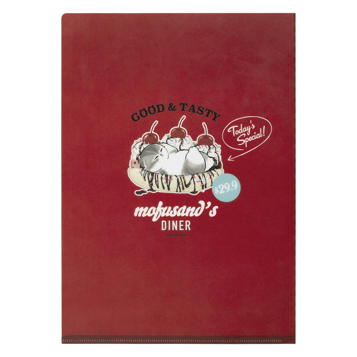mofusand Diner Clear File (Menu)