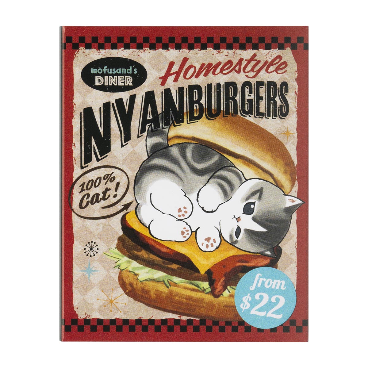 mofusand Diner Book type Sticky Notes