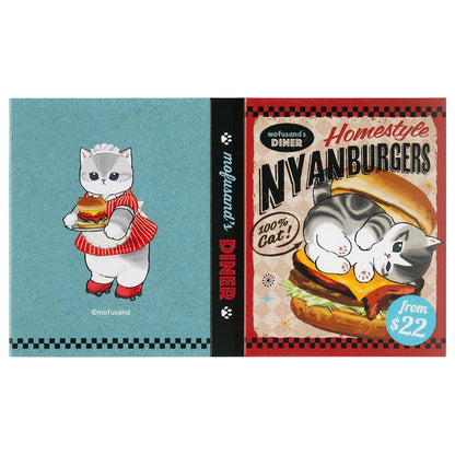 mofusand Diner Book type Sticky Notes