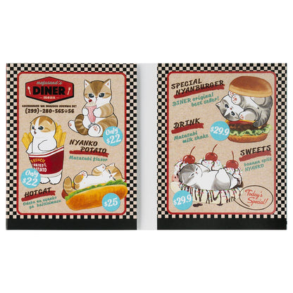 mofusand Diner Book type Sticky Notes