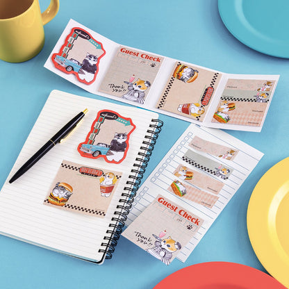 mofusand Diner Book type Sticky Notes