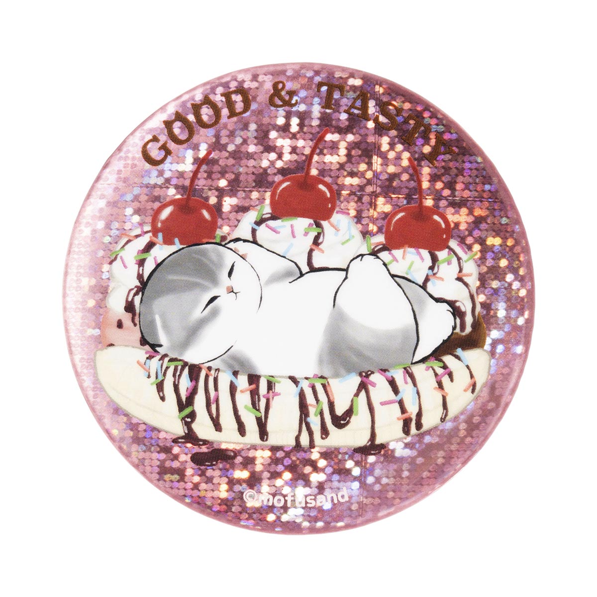 mofusand Diner Trading Holographic Can Badge (8 types)