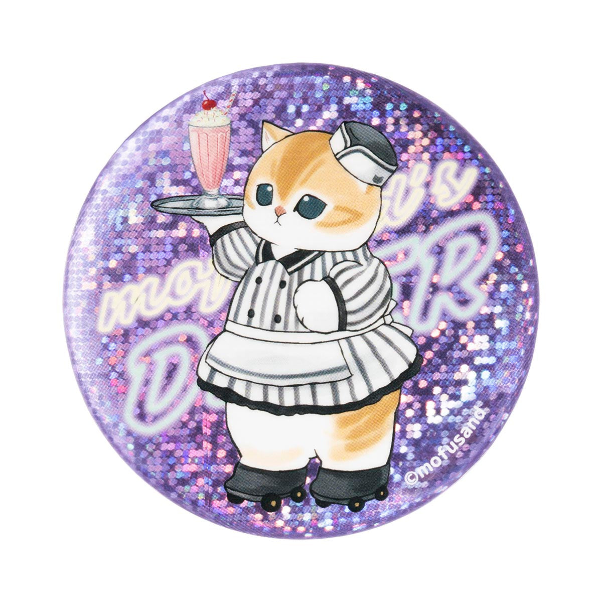 mofusand Diner Trading Holographic Can Badge (8 types)