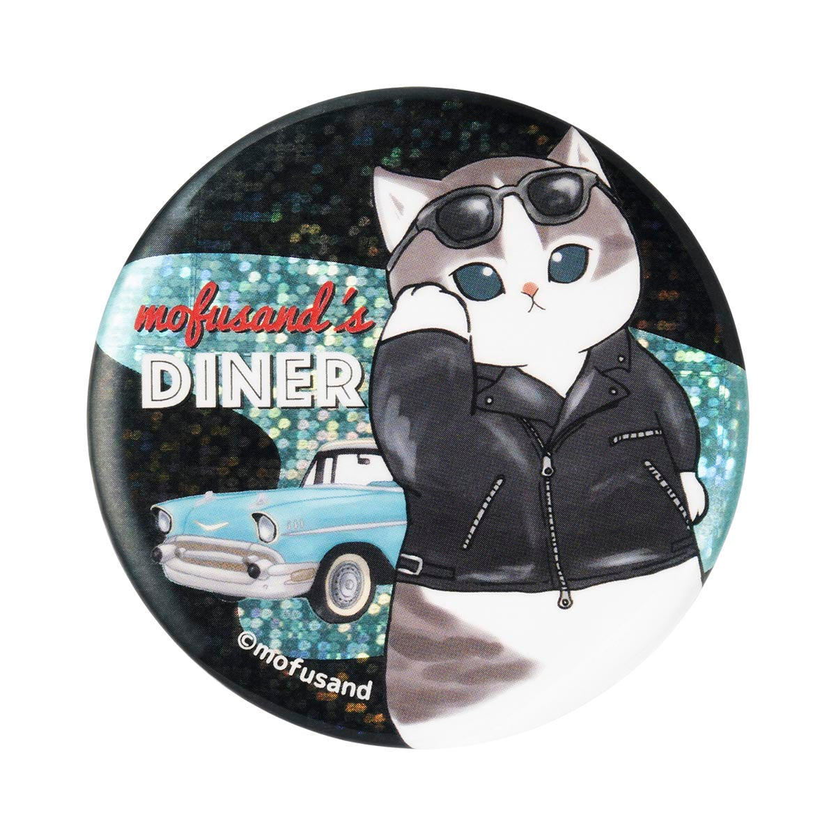 mofusand Diner Trading Holographic Can Badge (8 types)