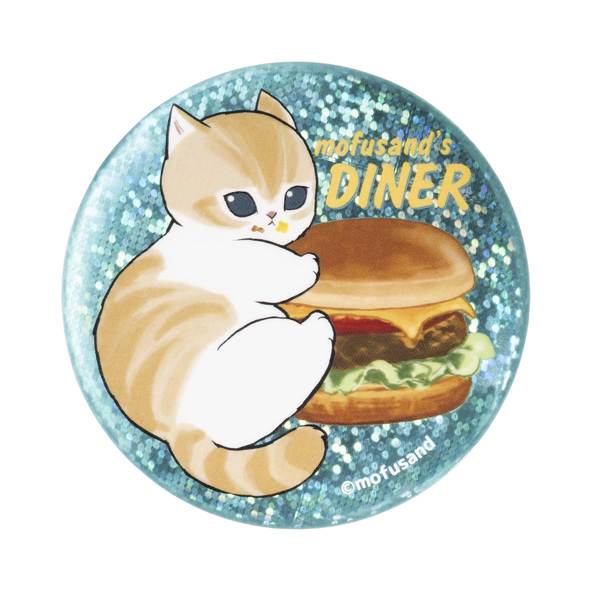 mofusand Diner Trading Holographic Can Badge (8 types)