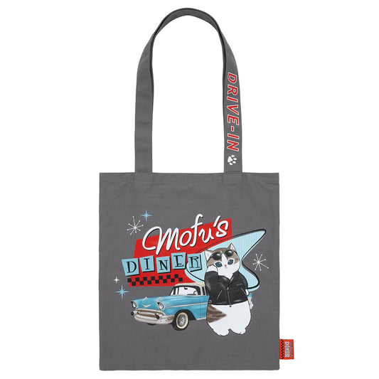 mofusand Diner Daily-use Tote Bag (Leather Jacket Meow)