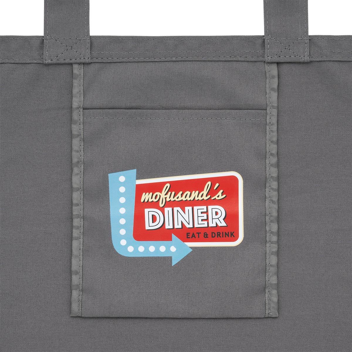 mofusand Diner Daily-use Tote Bag (Leather Jacket Meow)