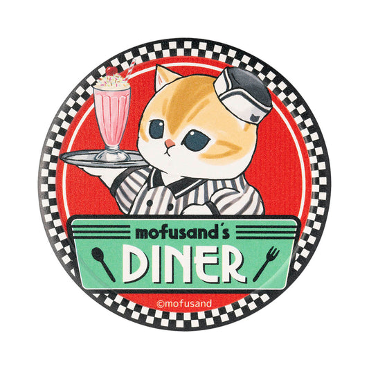 mofusand ダイナー 素焼きコースター(ウェイトレスにゃん)