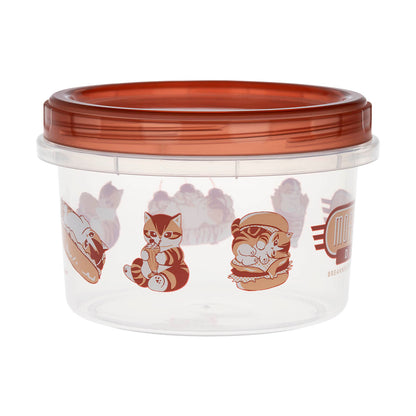 mofusand Diner 2-Size Round Containers (Large & Small)