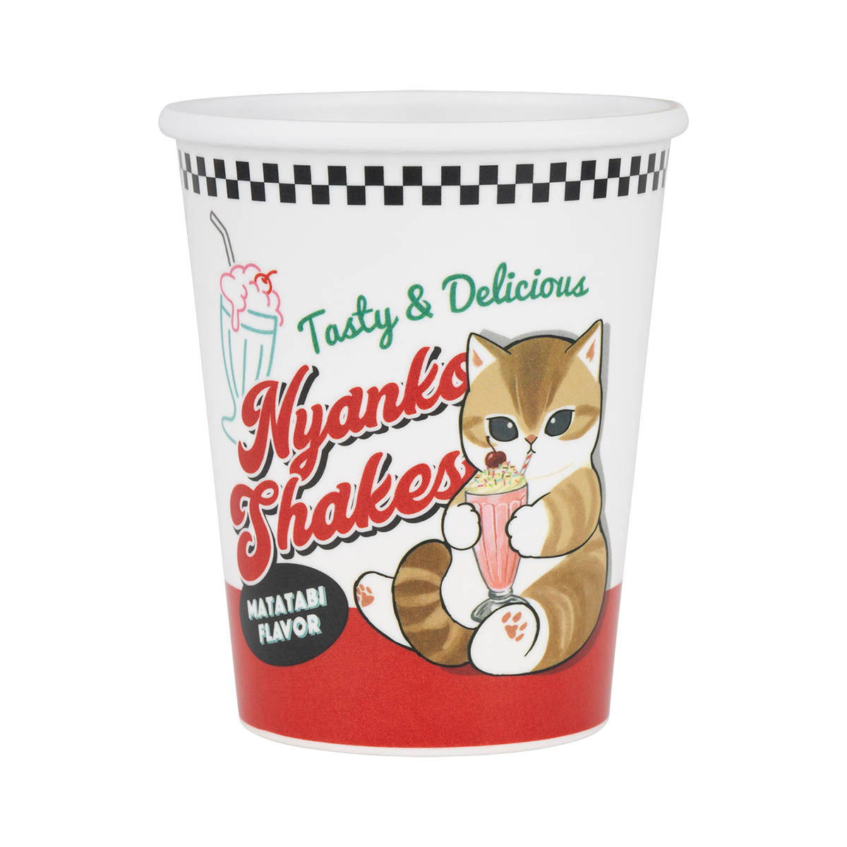 mofusand Diner Melamine Cup Like a Paper Cup (Shake Meow)