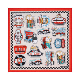 mofusand ダイナー ピタッとくっついて袋にもなるランチクロス