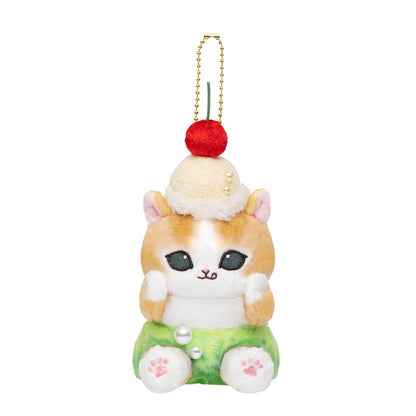 mofusand Diner Mascot Keychain (Cream Soda Meow)