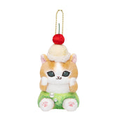 mofusand Diner Mascot Keychain (Cream Soda Meow)