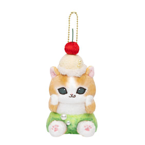 mofusand Diner Mascot Keychain (Cream Soda Meow)