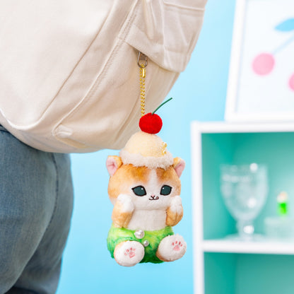 mofusand Diner Mascot Keychain (Cream Soda Meow)