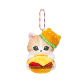 mofusand Diner Mascot Keychain (Burger Meow)