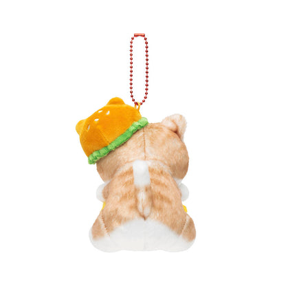mofusand Diner Mascot Keychain (Burger Meow)