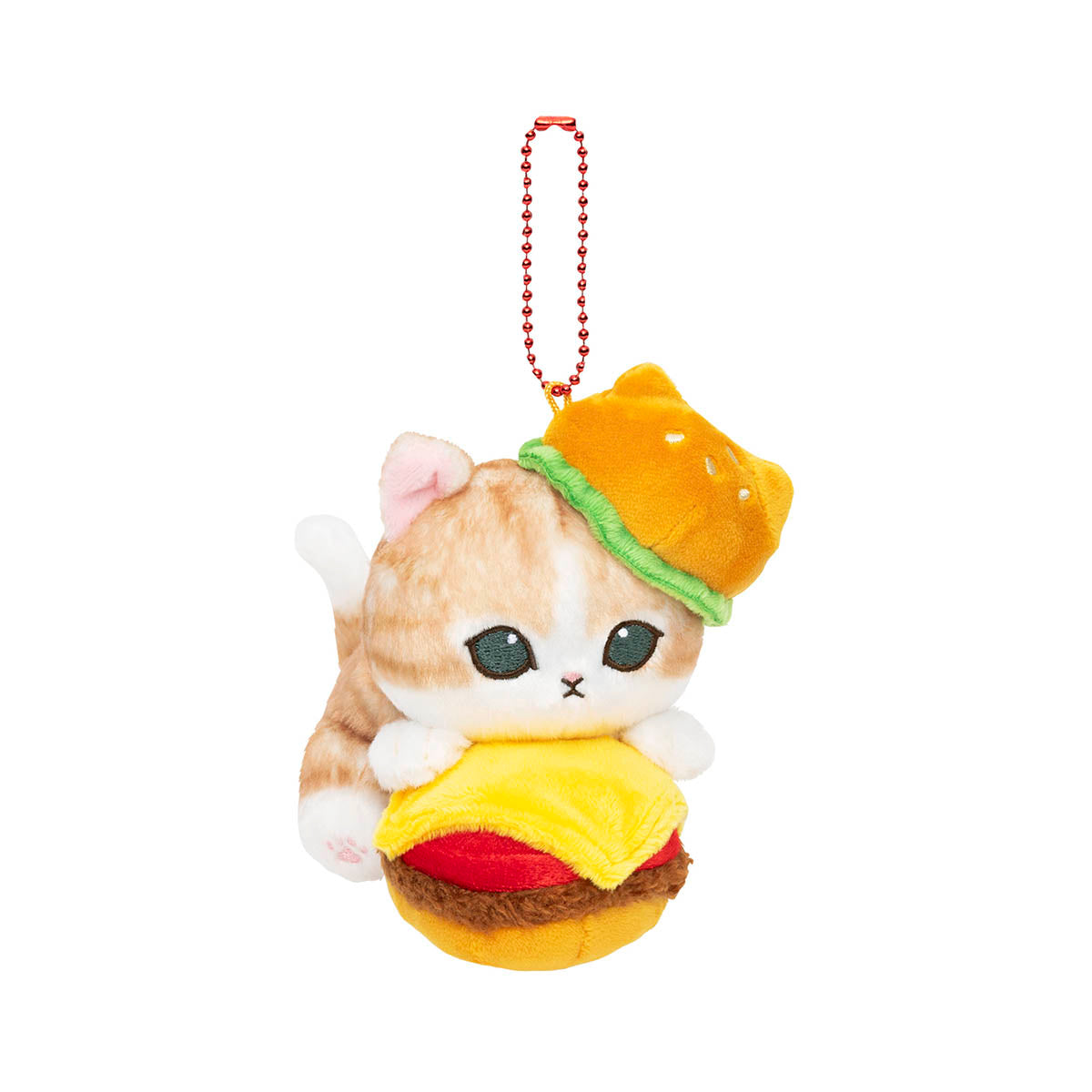 mofusand Diner Mascot Keychain (Burger Meow)