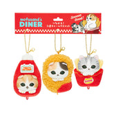 mofusand Diner Connectable! Triple Charm Mascot Keychain