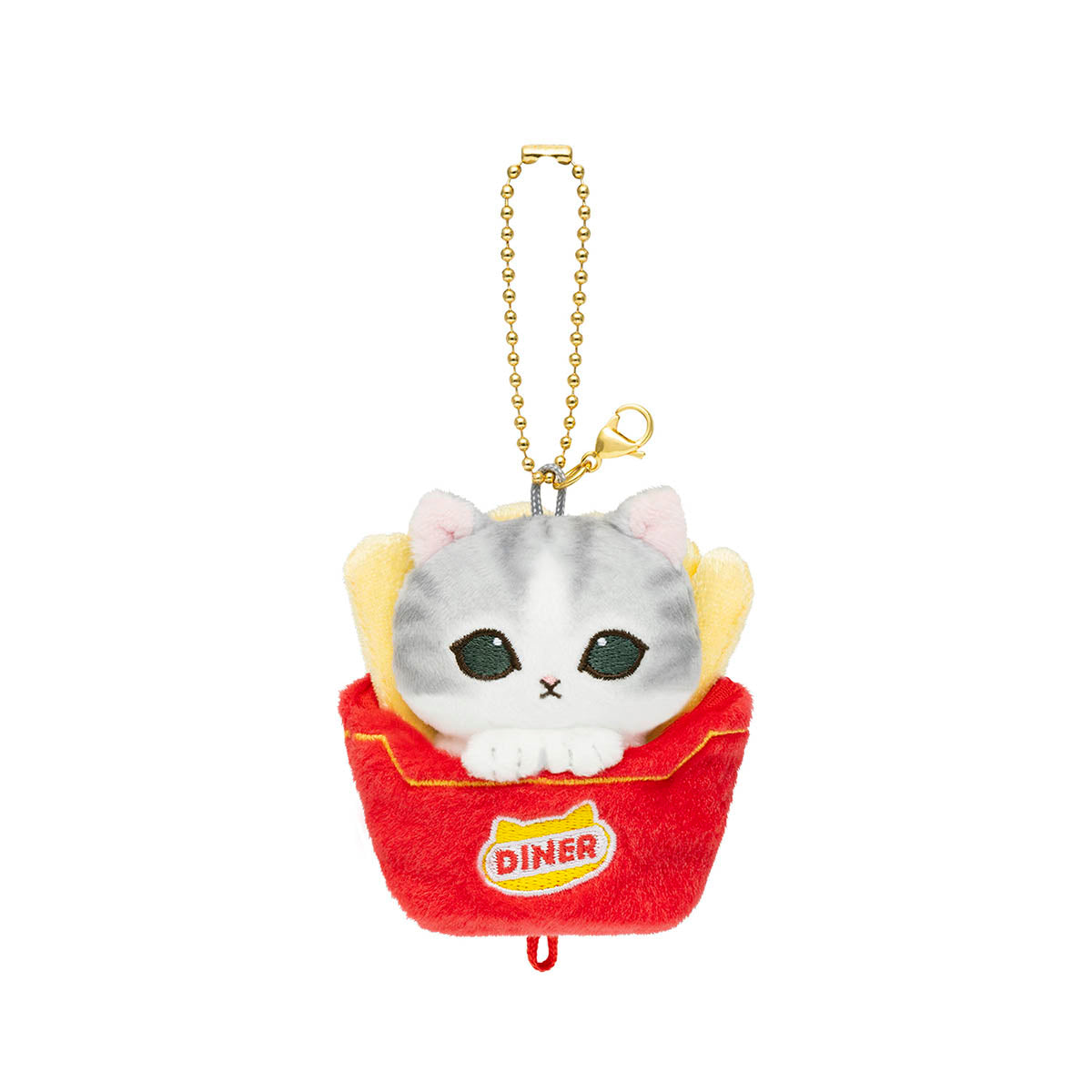 mofusand Diner Connectable! Triple Charm Mascot Keychain