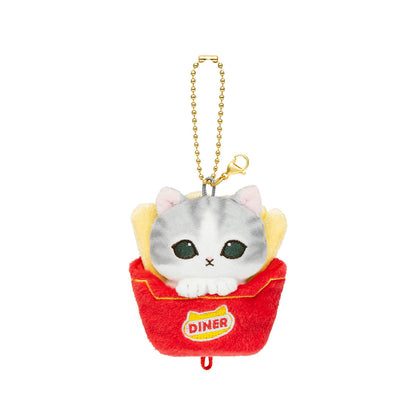 mofusand Diner Connectable! Triple Charm Mascot Keychain