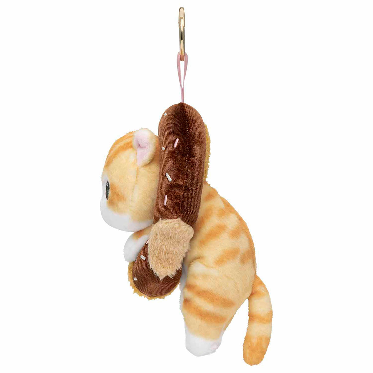mofusand COFFEE AND DONUTS Mascot Keychain (Half Chocolate)