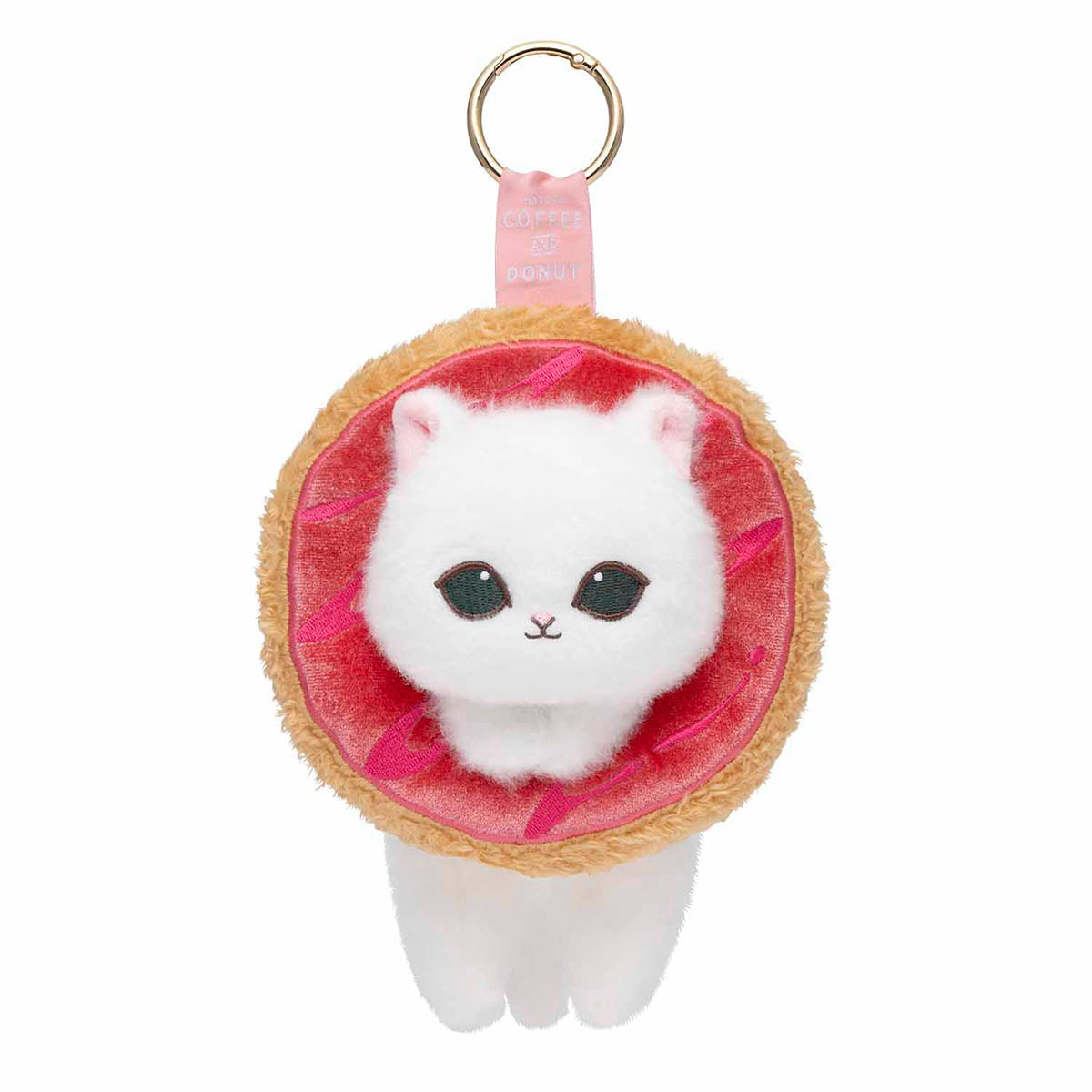 mofusand COFFEE AND DONUTS Mascot Keychain (Berry Berry)