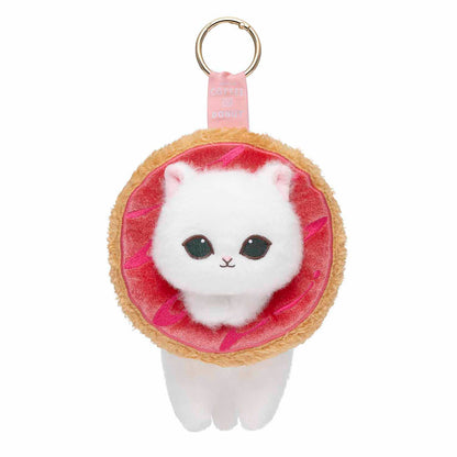 mofusand COFFEE AND DONUTS Mascot Keychain (Berry Berry)