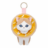 mofusand COFFEE AND DONUTS Mascot Keychain (Orange Cream)