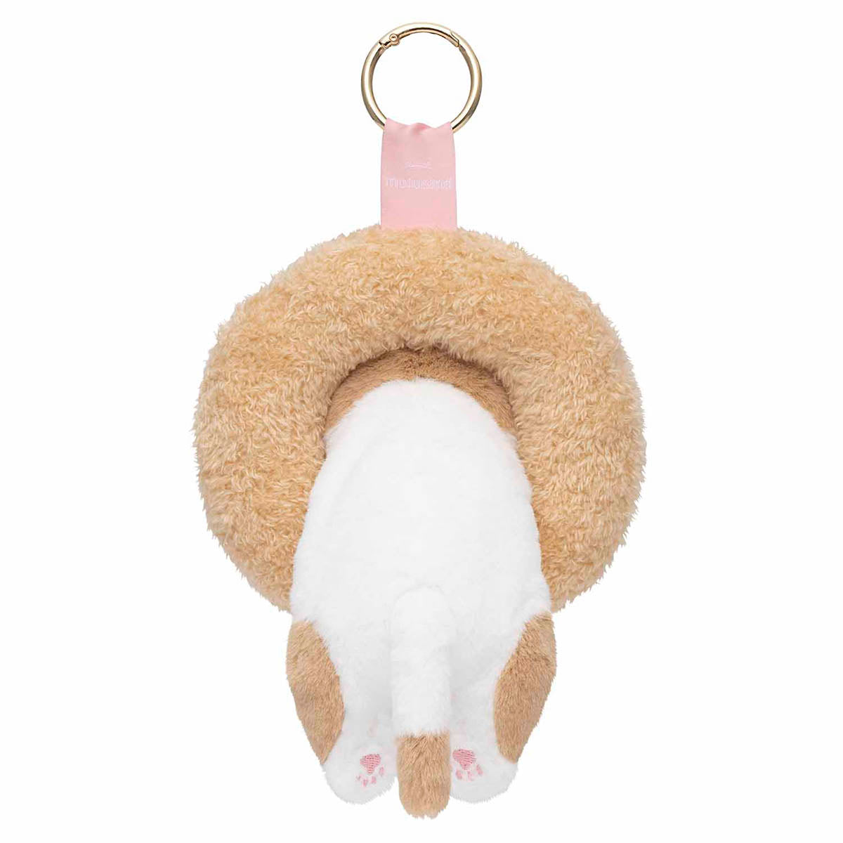 mofusand COFFEE AND DONUTS Mascot Keychain (Orange Cream