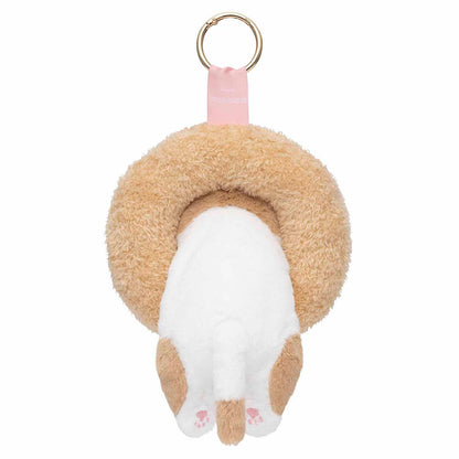 mofusand COFFEE AND DONUTS Mascot Keychain (Orange Cream)