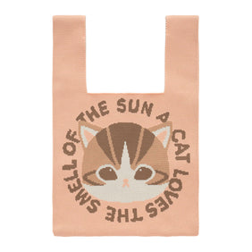 mofusand 니트 백 (핑크)