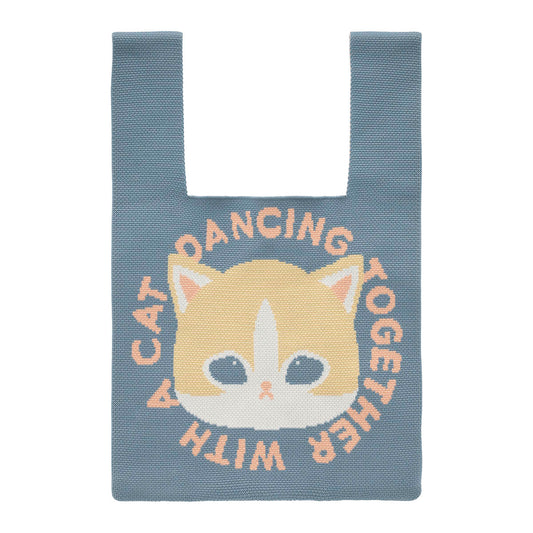 mofusand Knit Bag (Blue)