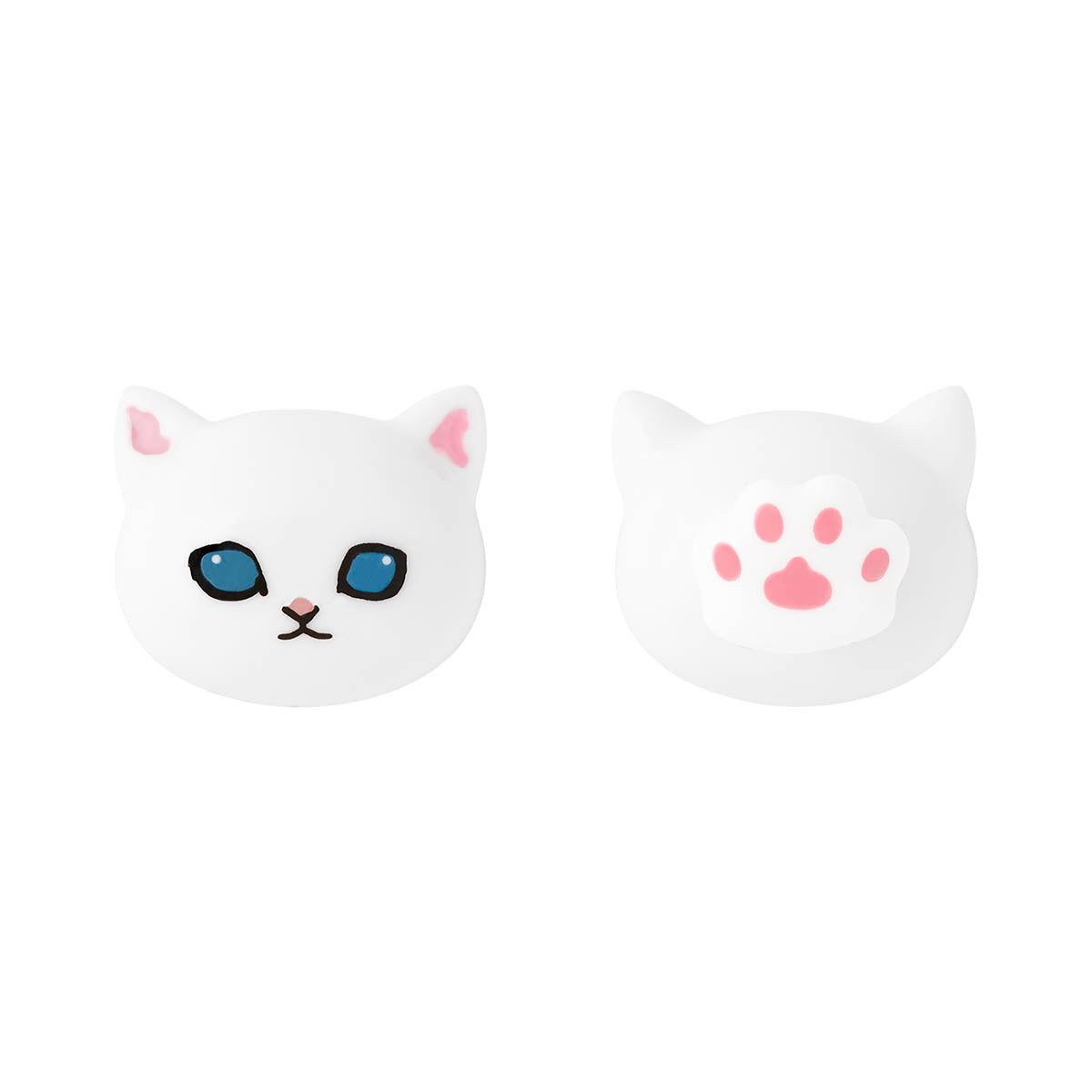mofusand ダブルフェイスピアス(白) | mofusandもふもふマーケット