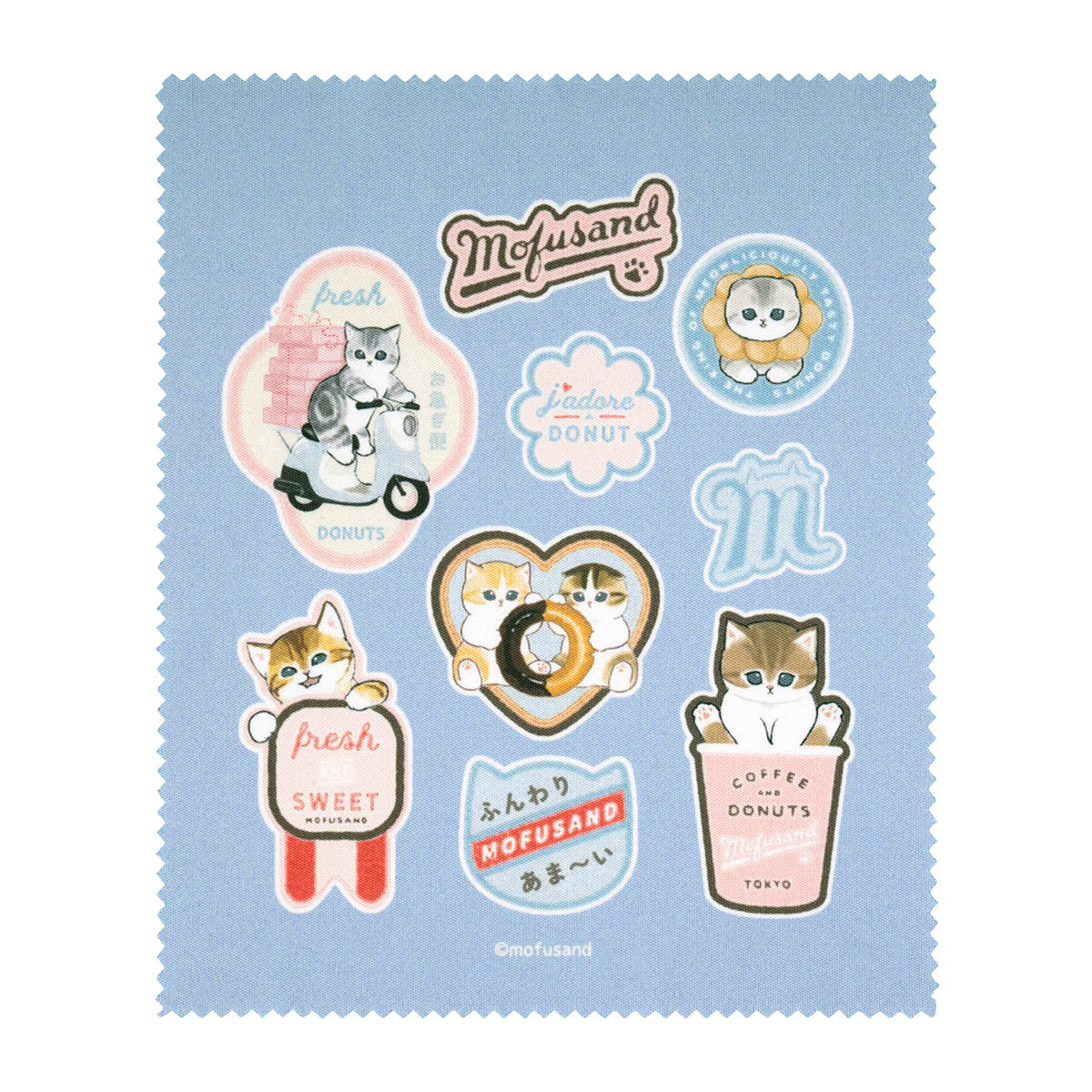 mofusand COFFEE AND DONUTS Trading Multi-Cloth (All 8 Types)