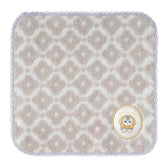 mofusand COFFEE AND DONUTS Jacquard Hand Towel (Beige)