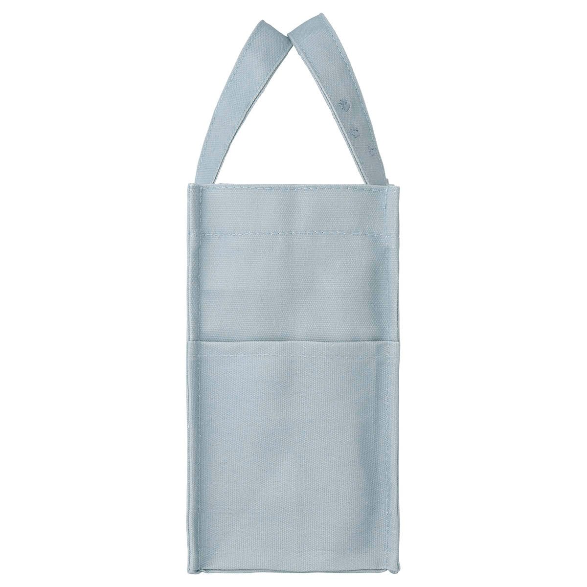 mofusand COFFEE AND DONUTS Lunch-size Square Tote Bag (Blue)