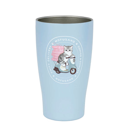 mofusand COFFEE AND DONUTS Tumbler with Wooden Lid