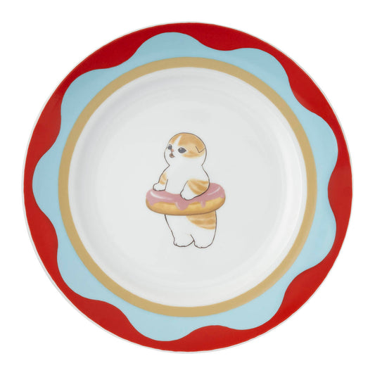 mofusand COFFEE AND DONUTS ドーナツプレート(ストロベリードーナツ)