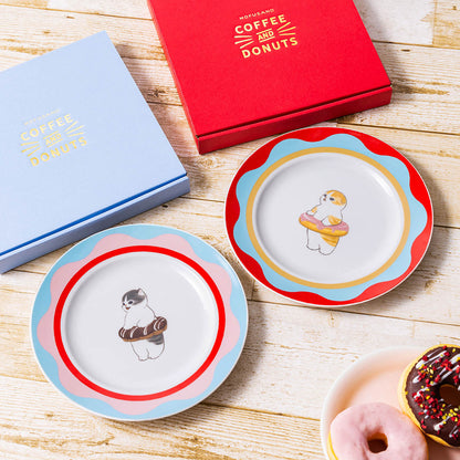 mofusand COFFEE AND DONUTS Donut Plate (Strawberry Donut)