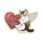 mofusand Cupid & Angel Smartphone-sized Gift Sticker (I will shoot you in your heart)