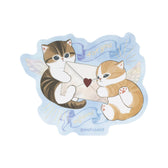mofusand Cupid & Angel Smartphone-sized Gift Sticker (Love letter)